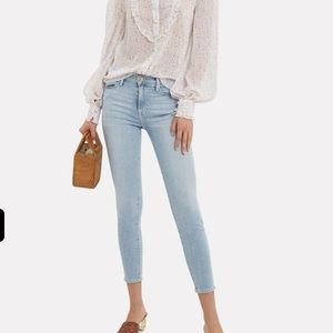 Frame Le High Skinny Crop, Size 25, Wash: Superstar